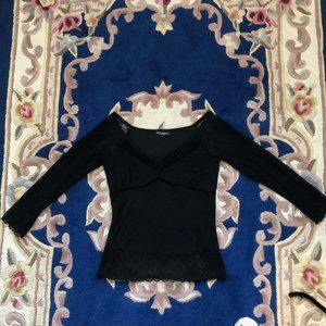 Vintage Betsey Johnson mesh top